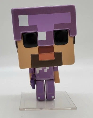 Funko POP! Games- Minecraft STEVE in ENCHANTED ARMOR #324 (Toys R Us Exclusive)