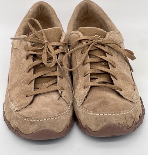 Skechers Wildleder Casual Comfort Damen 7,5 Schnürschuhe, Desert Brown, SN44703W - Bild 3 von 11