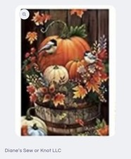 Diamond Dots Painting Kit 30 x 40 cm Basket Pumpkins