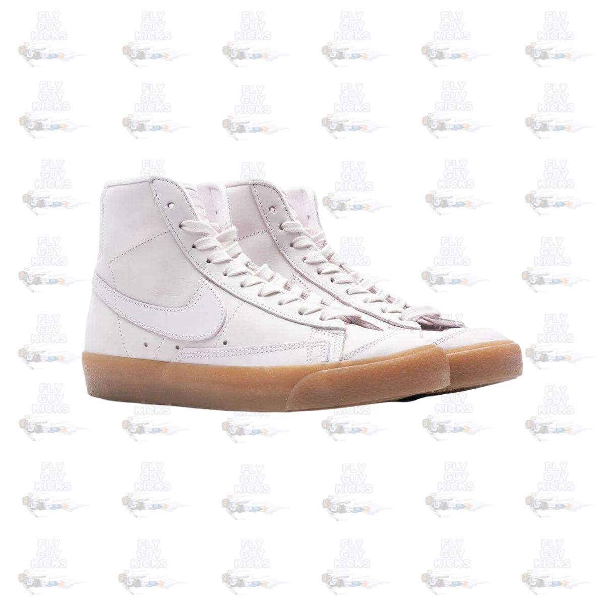 WMNS Nike Blazer Mid 77 Premium Pear lPink Gum Brown DQ7572