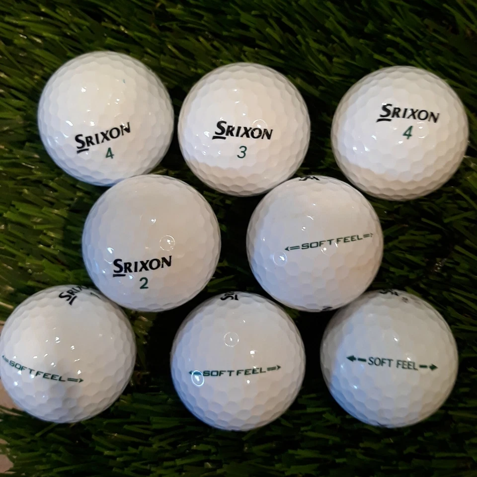 50 pelotas de golf Srixon Soft Feel usadas en (AAAAA) 5A estado como nuevas Foto 2 de 2
