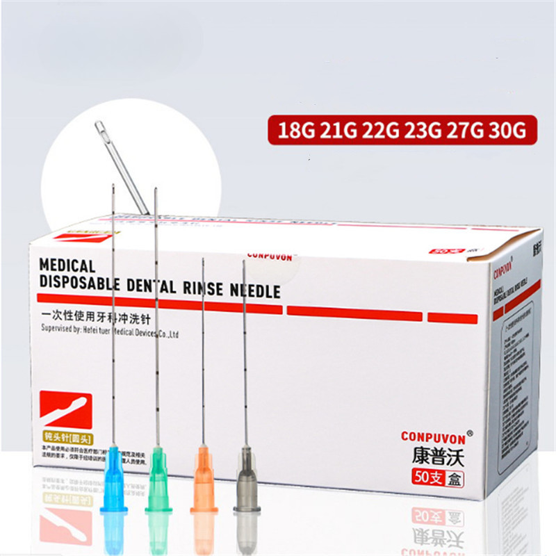 Blunt tip micro cannula needle 18G21G22G23G25G27G30G Plain Ends Notched Endo tip