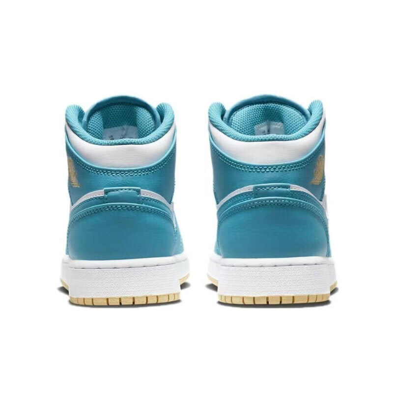 Nike Air Jordan 1 AJ1 Mid Aquatone GS Youth shoes  DQ8423-400 men's DQ8426-400 thumbnail 6