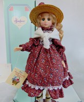 1989 Effanbee 13 French County Mama Doll Floral Dress Straw Hat Scarf Shoes 1989 Effanbee 13 French County Mama Doll Floral Dress Straw Hat Scarf Shoes