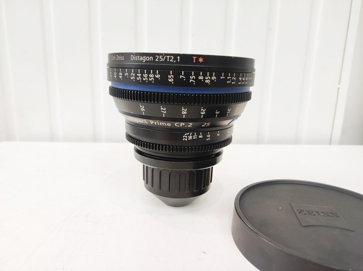 Objectif Cinéma ZEISS CP.2 25mm T2.1 Monture PL - Échelle Métrique, Optique HD, Occasion