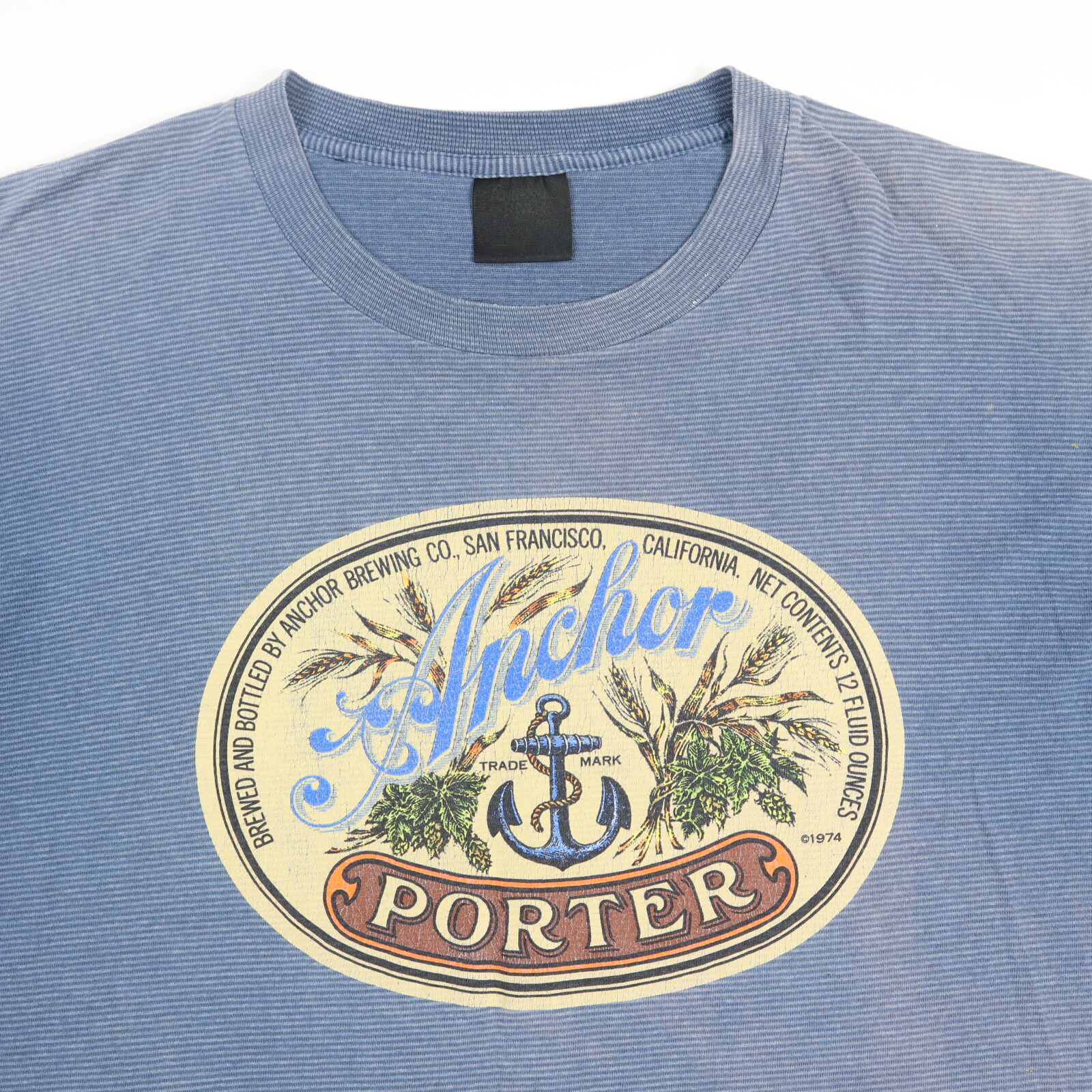 Vintage 90s Sun Faded Anchor Porter Beer San Fran… - image 3