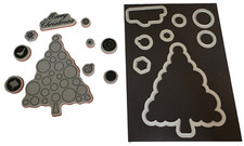 Hero Arts Rubber Stamps and Framelit Dies Merry Christmas Tree Holidays