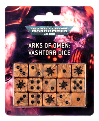 40K Arks of Omens Vashtorr Dice Pack Chaos Space Marines Warhammer 15x D6 16mm