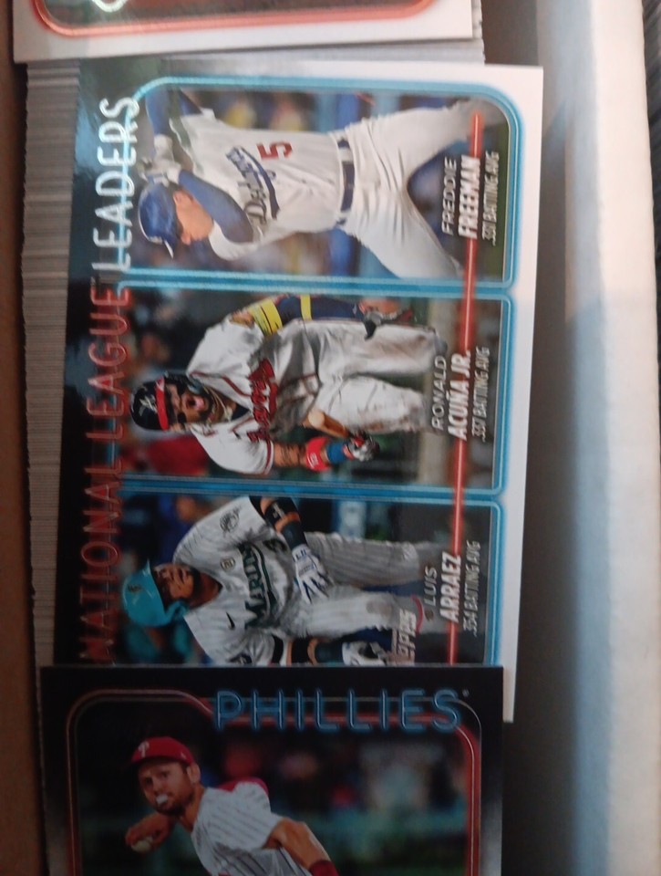 2024 Topps Series 1 &2 Base Card Lot 1500+ Cards Rookies Vets