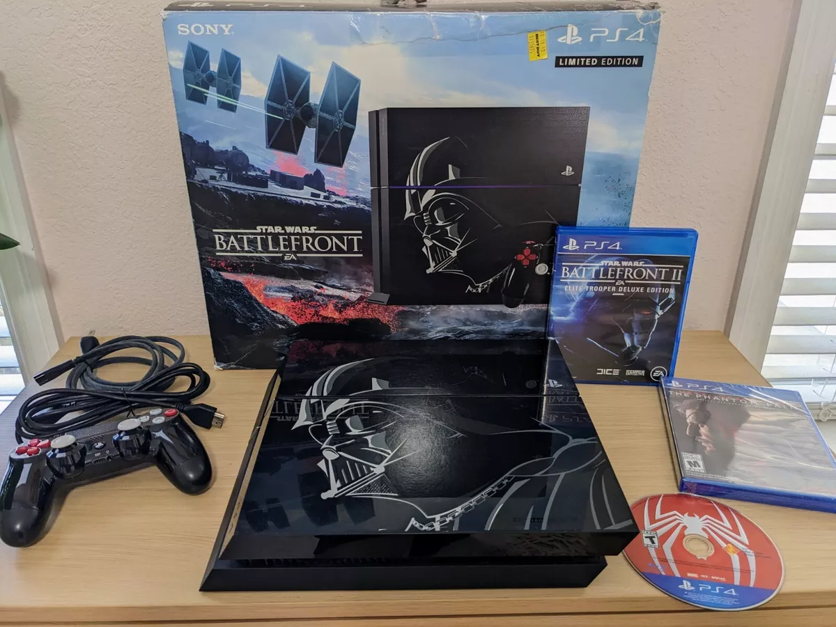 Sony PlayStation 4 Star Wars Battlefront Gaming 500GB Jet Black Console for  sale online