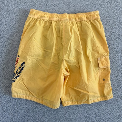 Vintage Y2K Tommy Hilfiger Swim Trunks Mens Medium Shorts Big Logo Embroidered - Picture 9 of 22