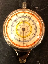 Vintage German Combo  Map Mileage Measures And Compass