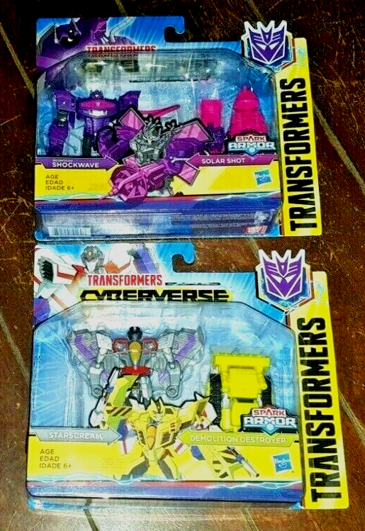 Transformers Cyberverse Power of the Spark Starscream & Demolition Destroyer - Spark Armor China Transformers Cyberverse Power of the Spark Starscream & Demolition Destroyer - Spark Armor China