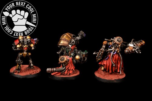 CUSTOM Warhammer 30k Cybernetica Battlegroup PRO-PAINTED extra fine detail - Picture 4 of 4