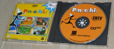 PINOCCHIO BOXED + HUMANS III Evolution CD ~ Commodore CDTV & Amiga CD32, english