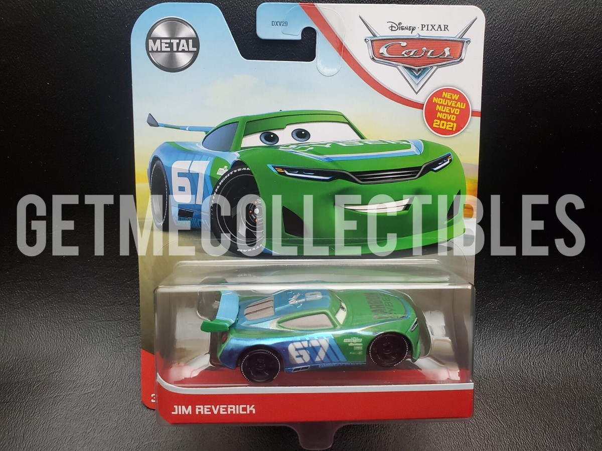 ギ*モ様 JIM REVERICK ジム　67 次世代　レーサー カーズ ミニカ Disney Pixar Cars Mini Racers Carbon Cyber Jim Reverick in