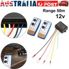 2PCS Wireless Winch Remote Control Kit 12V Switch Handset for Truck Jeep SUV ATV