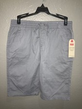 LEVIS Boys Gray Lightweight Chino Pull On Shorts Size XL NWT