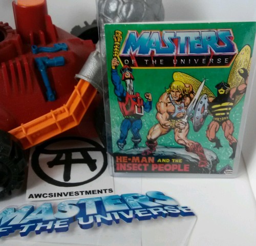 HE MAN/MOTU*BATTLE ARMOR HM*BASHASAURUS*COMIC*Anleitung*SIEHE BILDER*funktioniert - Bild 4 von 6