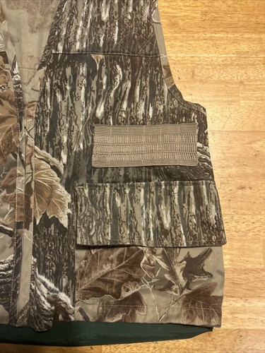 Vintage Sports A Field Hunters Vest Adult Large RealTree Camouflage Shooters H9 - Picture 5 of 9