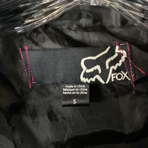 Fox Racing Jacket Womens S Black Puffer Quilted Hooded Zip Snap Moto Riding - Picture 4 of 10
