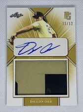 2021 LEAF PERFECT GAME DILLON ORR PATCH AUTO 11/12