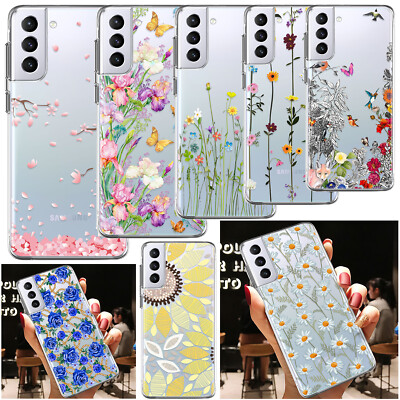 Flower Shockproof Phone Case Soft Slim Cover For Samsung Galaxy A04S A53 A14 A13