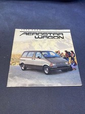 1986 Ford Aerostar Sales Brochure Catalog Xl 5 7 Passenger Van Original Oem
