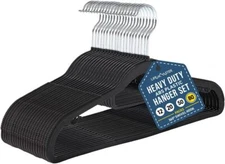 Versatile Clothes Hanger Set - 80 Pieces Space-Saving Dry and Wet Clothes Hanger