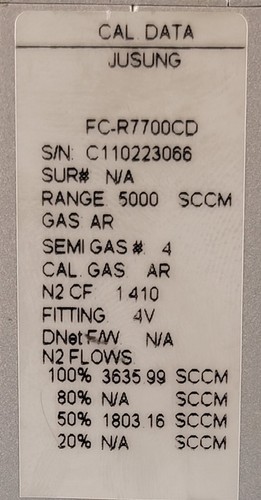 AERA FC-R7700CD 5 SLM Ar MASSENFLUSSREGLER - Bild 4 von 4
