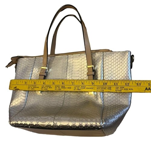 Leather Tote Silver - Picture 4 of 8