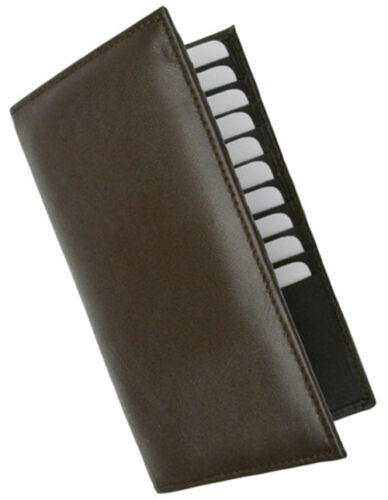 Black RFID Blocking Wallet Leather Bifold 19+ Credit Card ID Checkbook Holder - Picture 3 of 8