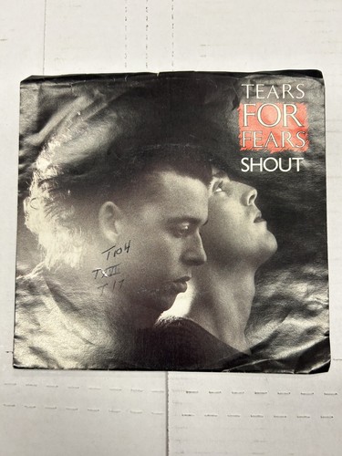 TEARS FOR FEARS SHOUT /THE BIG CHAIR 45 RPM RECORD NM - Picture 2 of 2