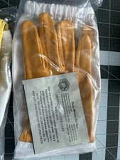 NEW Brushy Mountain M Beekeeping Plastic Coated Gloves Canvas Sleeves Beekeeper