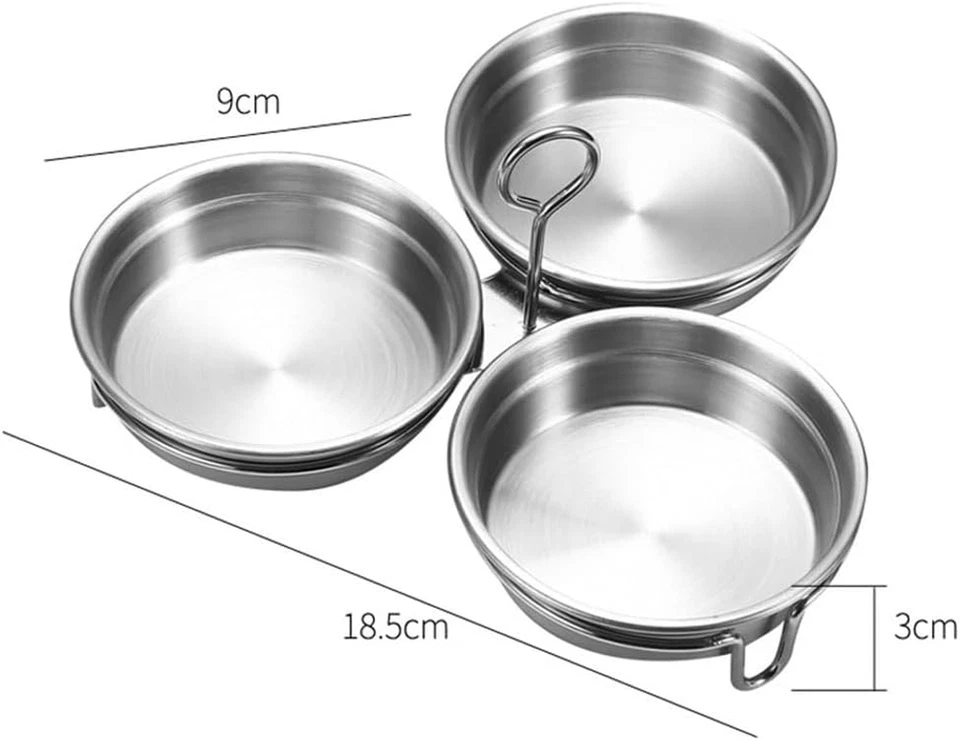 Cuociuova in Acciaio Inox Con Spazzola Ad Anello per Uova per Cucinare a Vapore, - Immagine 2 di 4