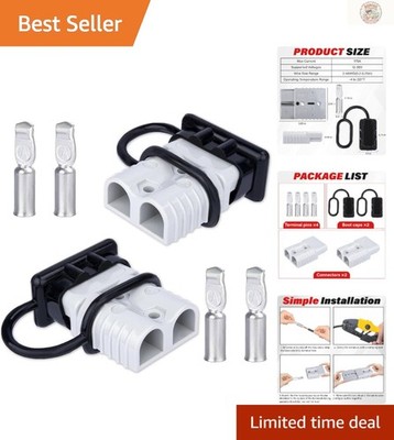 Flame-Retardant Anderson Quick Disconnect Connector Kit - 175A, Safe & Reliable