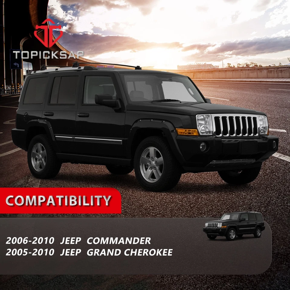 Rear Control Arms Fit Jeep Grand Cherokee Commander 2005-2010 Upper & Lower 4pcs - Image 4 of 4
