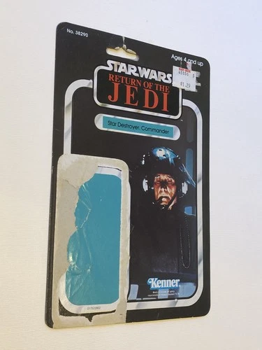 CARDBACK ONLY for 1980 Vintage Star Wars DESTROYER COMMANDER DEATH SQUAD 65 BACK