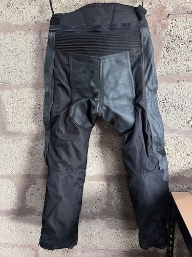 Ladies RST Textile & Leather Motorcycle Trousers UK 10 / EUR 36 In Black - Picture 6 of 9
