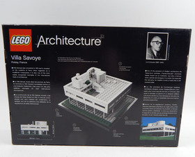 LEGO ARCHITECTURE 21014 Villa Savoye Le Corbusier NEW SEALED Light Shelf Wear