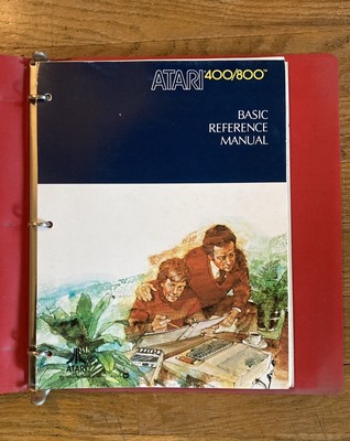 OEM Atari 400 800 Basic Reference Manual ONLY- 120 + Pages- 1980- Printed USA