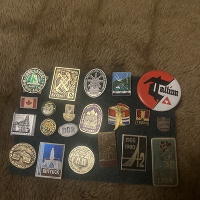 Vintage Cold War Era Badge Collection -1970 s-80 s-3