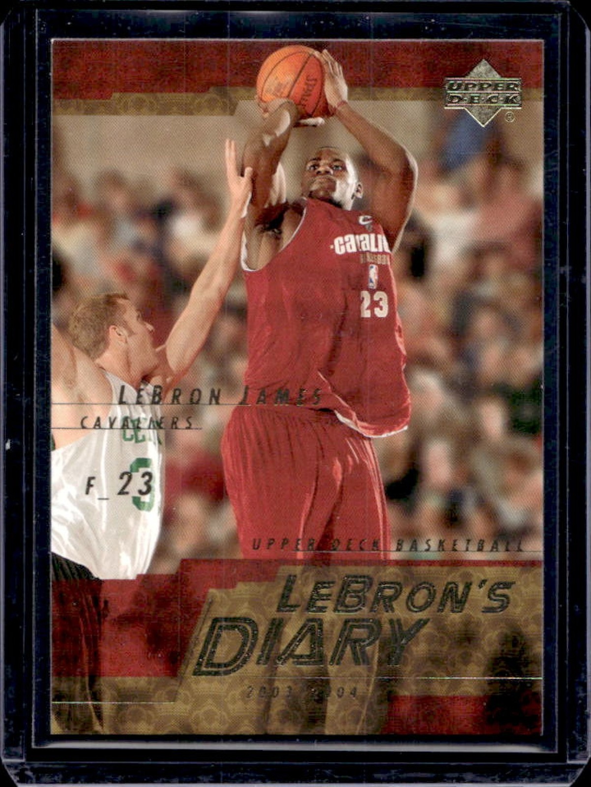 2003-04 Upper Deck LeBron James LeBron's Diary Rookie RC #LJ7 Cavaliers