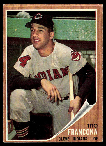 Tito Francona 1962 Topps #97 VG NO PIEGHE - Foto 1 di 2