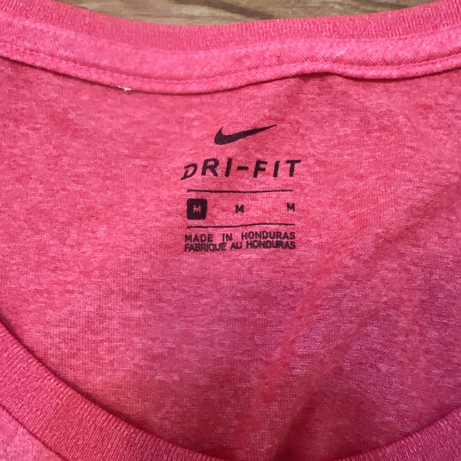 Nike Dri-FIT Women’s Long Sleeve Top Size M Pink Athletic Running Shirt thumbnail 6