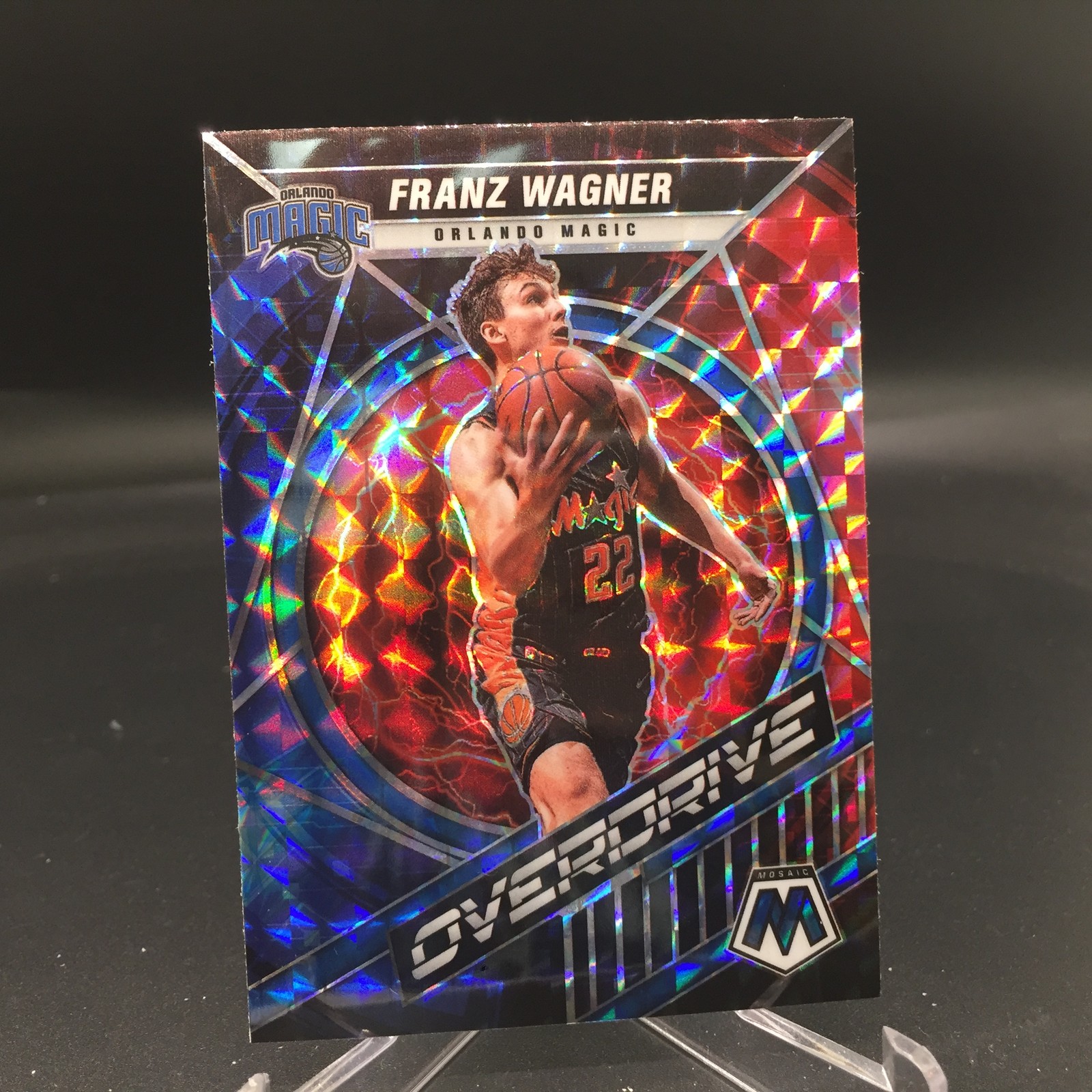 Franz Wagner 2021-22 Panini Mosaic Overdrive 17 Orlando Magic