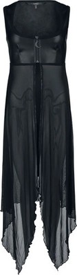 KIHILIST by KILLSTAR Mittellanges Kleid Damen Acendance Duster schwarz Gothic