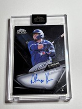 2021 Topps Chrome Black - Alejandro Kirk Base Auto #CBA-AKI Toronto Blue Jays 