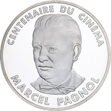 [#1166885] Coin, France, Marcel Pagnol, 100 Francs, 1995, Paris, MS, Silver, KM: