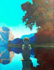 "Evening"  by Maxfield Parrish